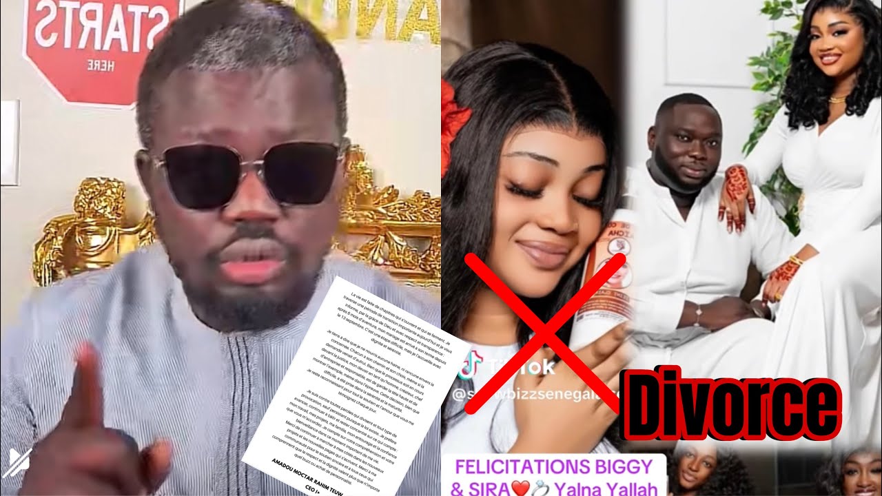 😳Les raisons du divorce de Biggy? cheikh Akhmed Cissé nous en dis plus 