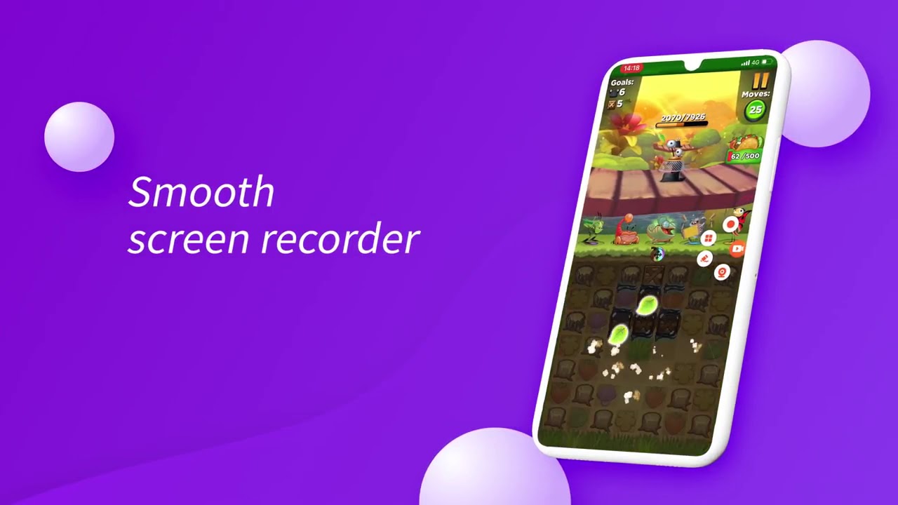 Mobi screen recorder with sound,video editor