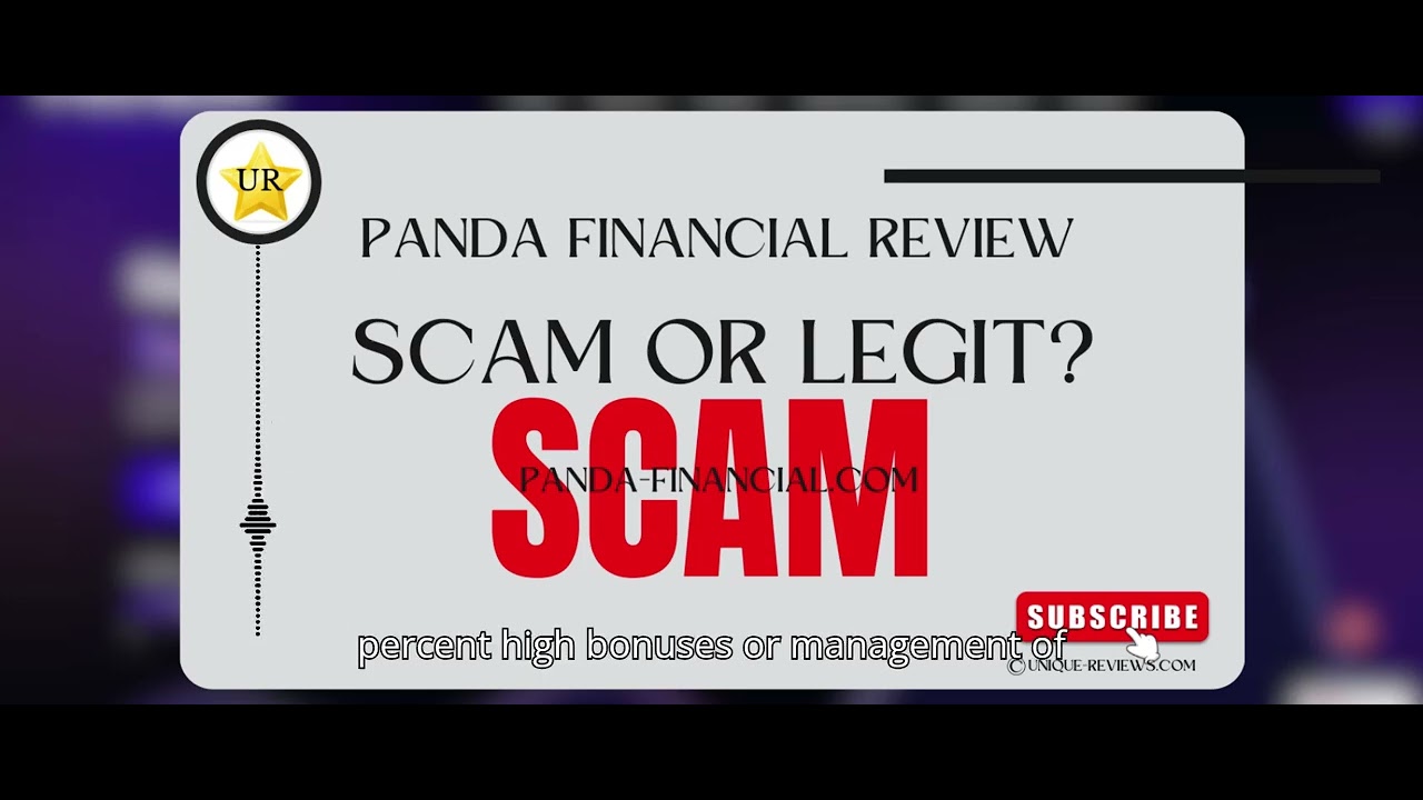 Panda Financial Review panda-financial.com Reviews Scam