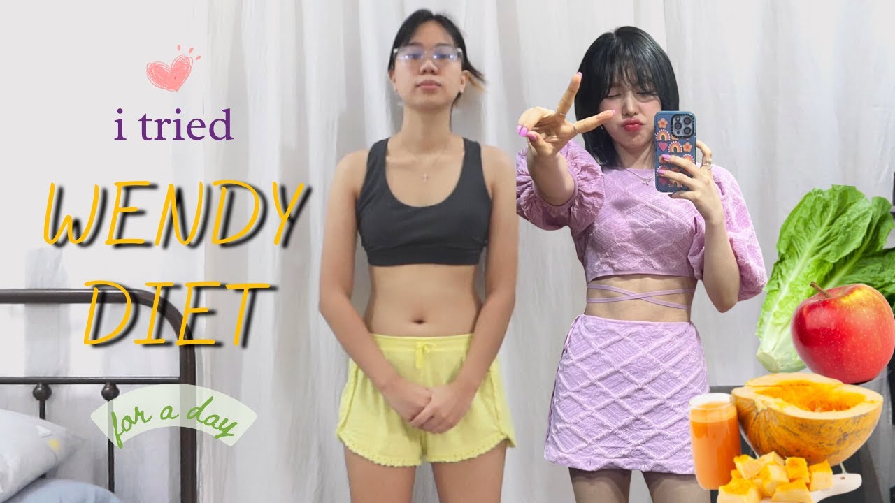 I TRIED RED VELVET WENDY DIET FOR A DAY (KPOP IDOL DIET)