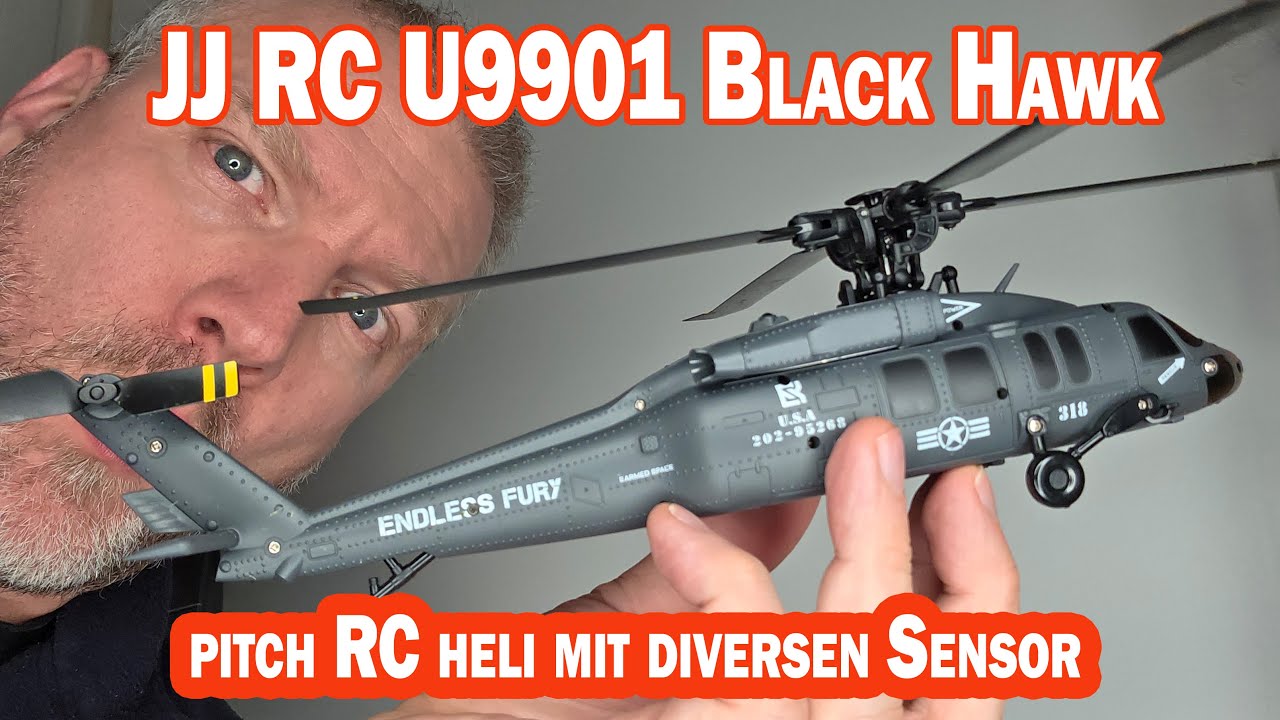 top Mini Black Hawk Uh-60 von  JJRC U9901 was für ein toller RC Helikopter -  bei Banggood zu haben