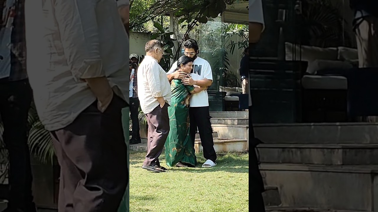 Megastar Chiranjeevi wife Surekha get emotional seeing Allu Arjun after chanchalguda Jail #alluarjun
