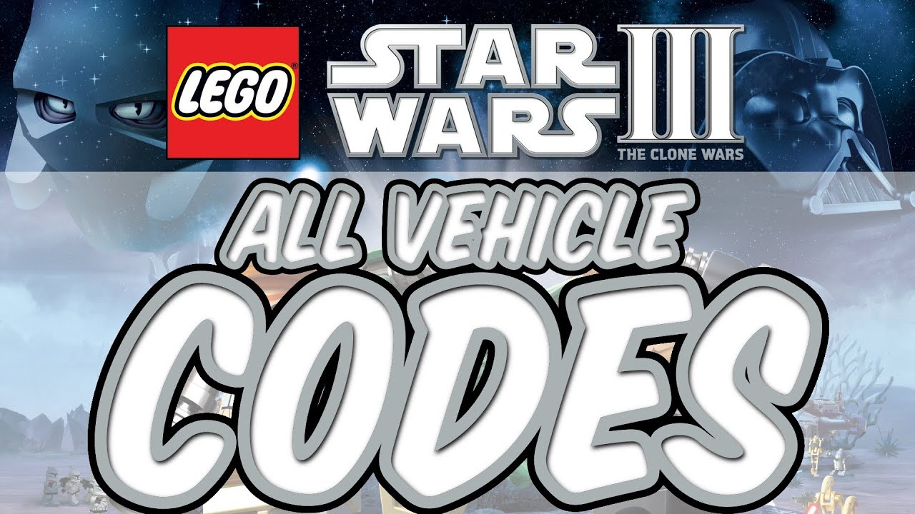 Lego Star Wars 3: The Clone Wars - All Vehicle Cheat Codes