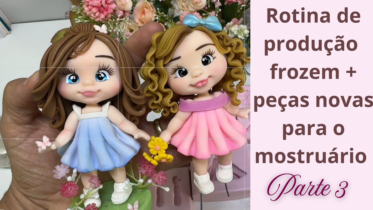 Rotina no Ateliê | Produção do Tema Frozen + Moldes, Olhos e Organização da Mesa! (Parte 3)