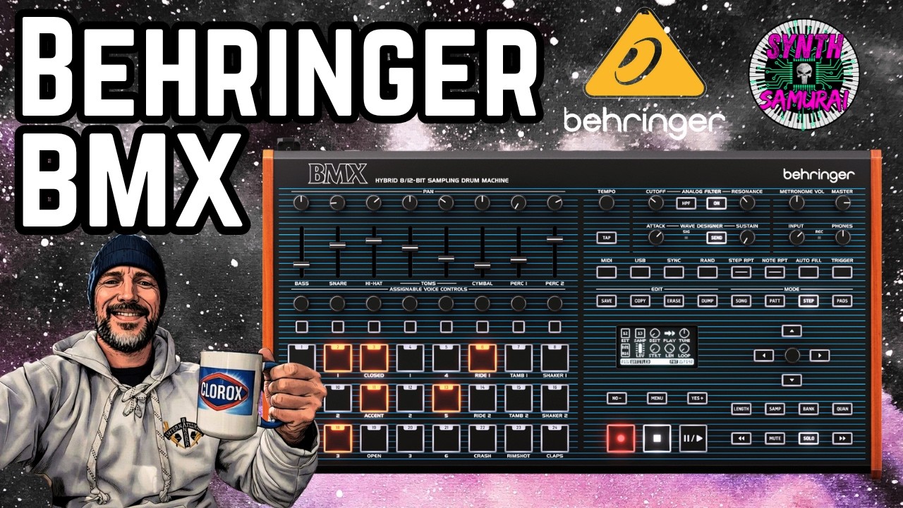 BEHRINGER BMX Drum Machine is Here!! +More  News | THAT SYNTH SHOW LIVE