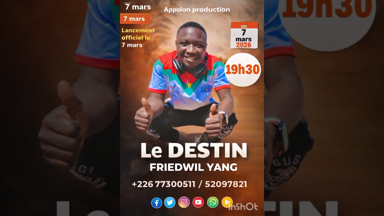 Friedwil yang le destin https://www.youtube.com/@WilfriedOuedraogo-k1n