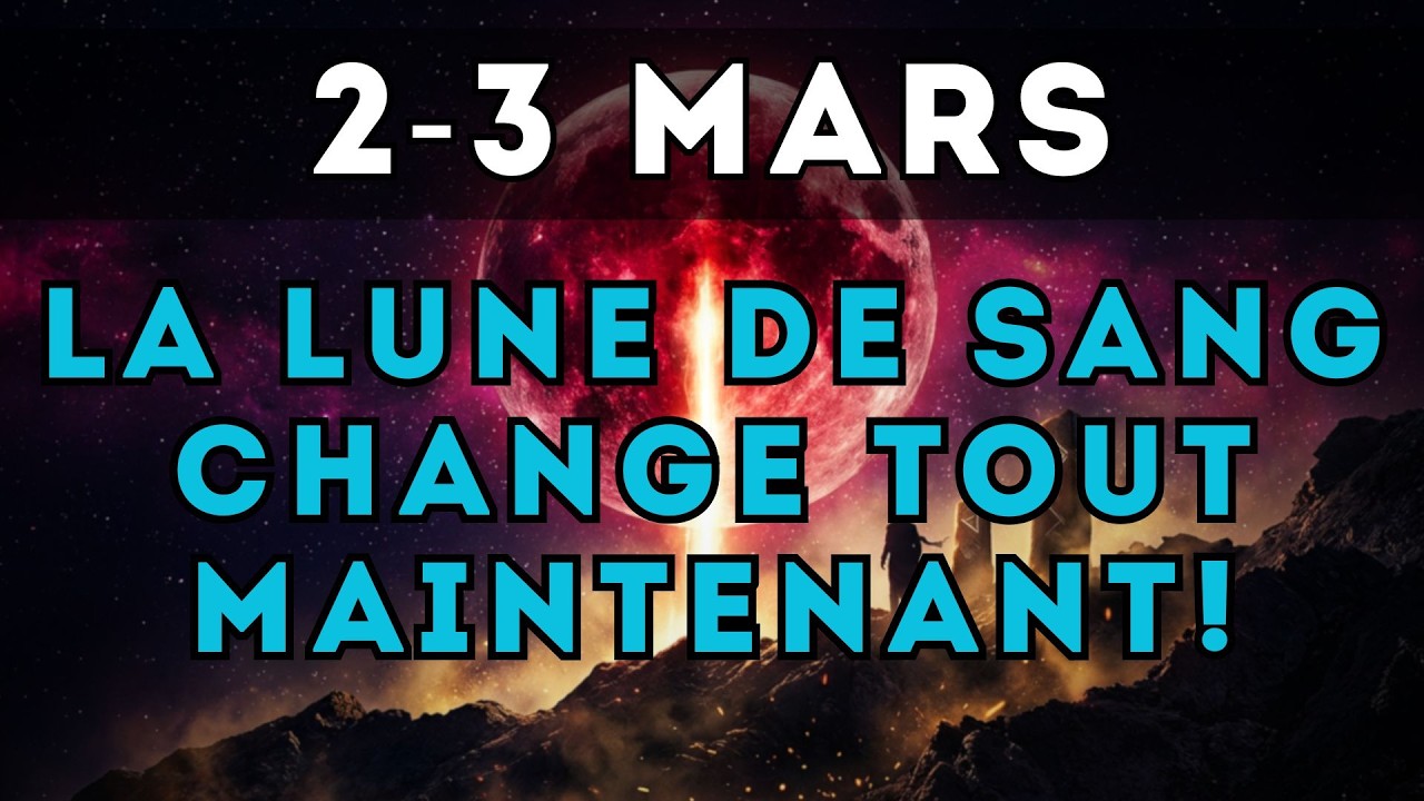 2-3 MARS : Le secret de 5000 ans derrière la LUNE DE SANG... Ne dormez PAS !