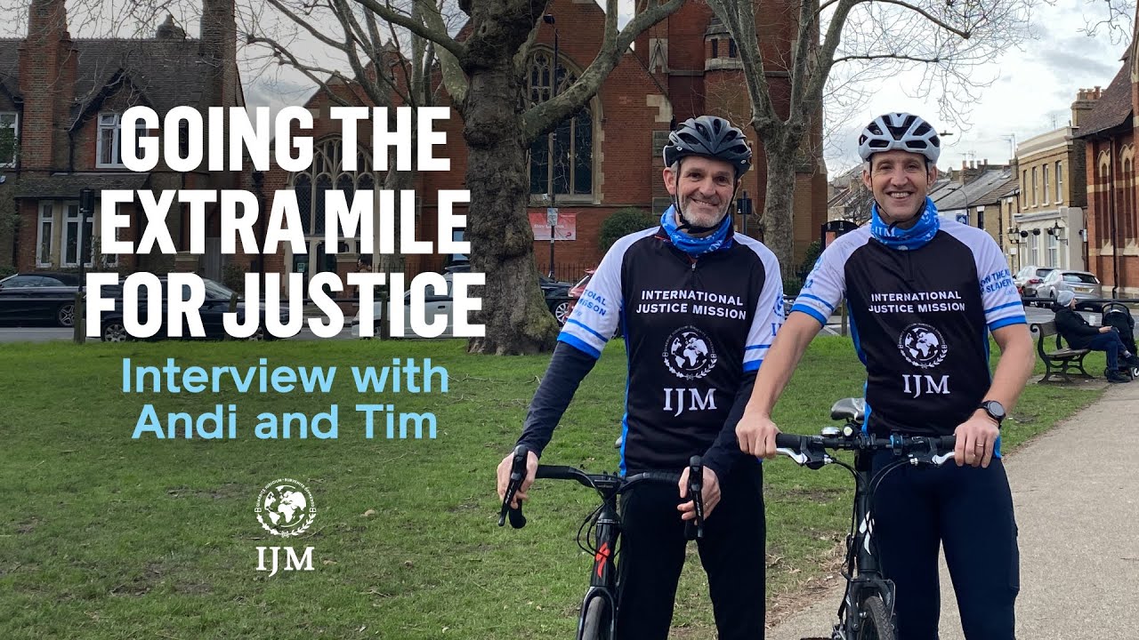Andi Britt and Tim Stilwell: Cycling to Stop Slavery
