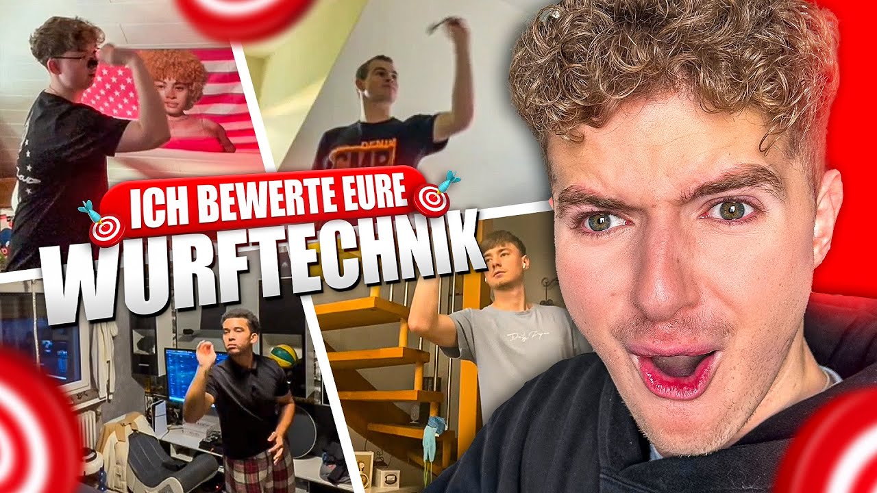 ICH BEWERTE EURE DARTS WURFTECHNIK! 🤯🎯