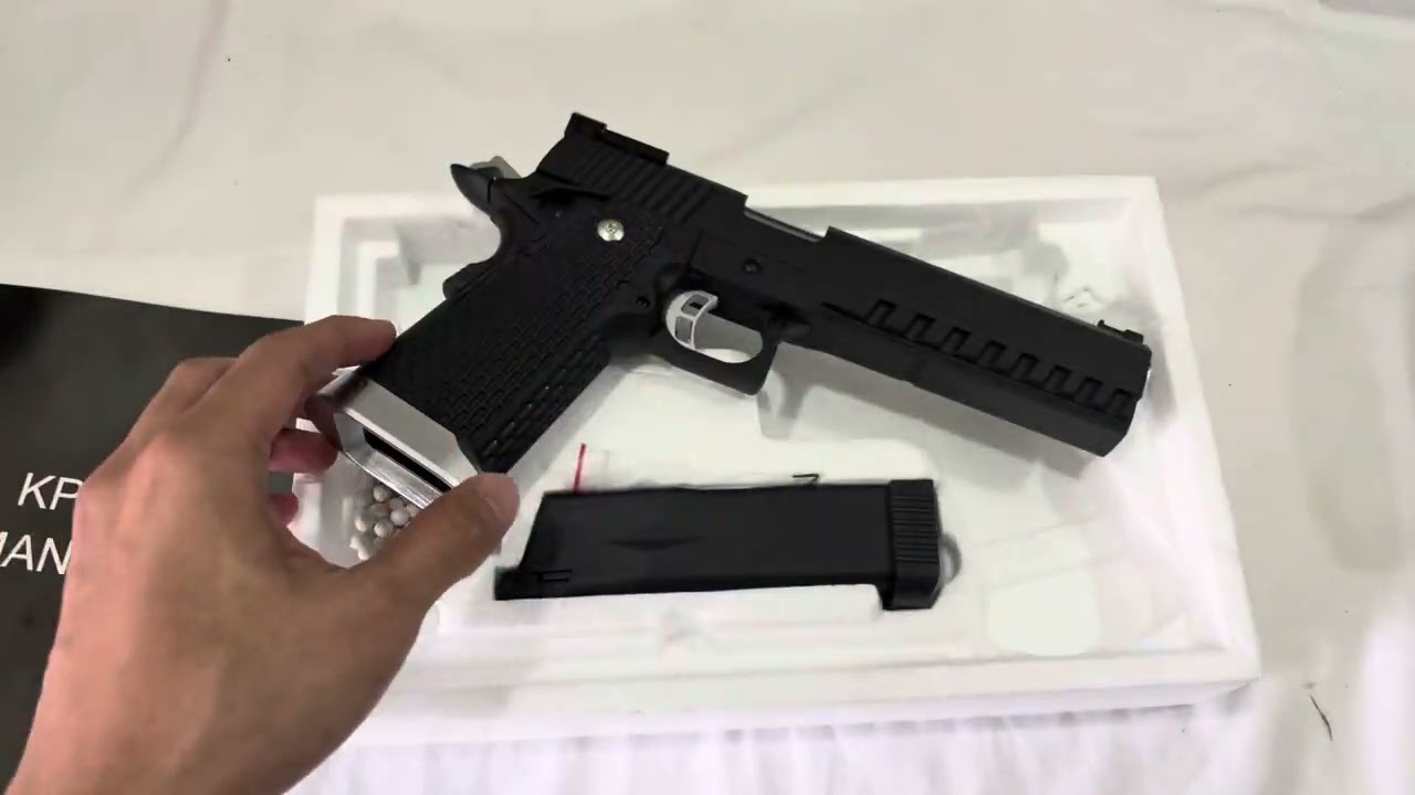 KJW KP-06 GAS BLOWBACK AIRSOFT (UNBOXING)