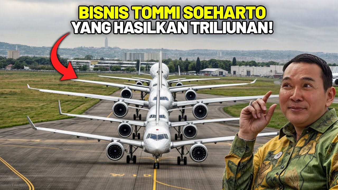 PANTAS HARTANYA BISA HIDUPI 7 TURUNAN! Deretan Gurita Bisnis Tommy Soeharto si Pangeran Cendana