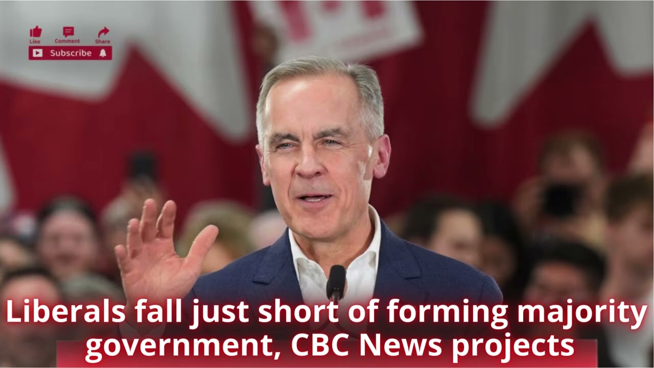 Liberals fall just short of forming majority government, CBC News projects│News podcasts