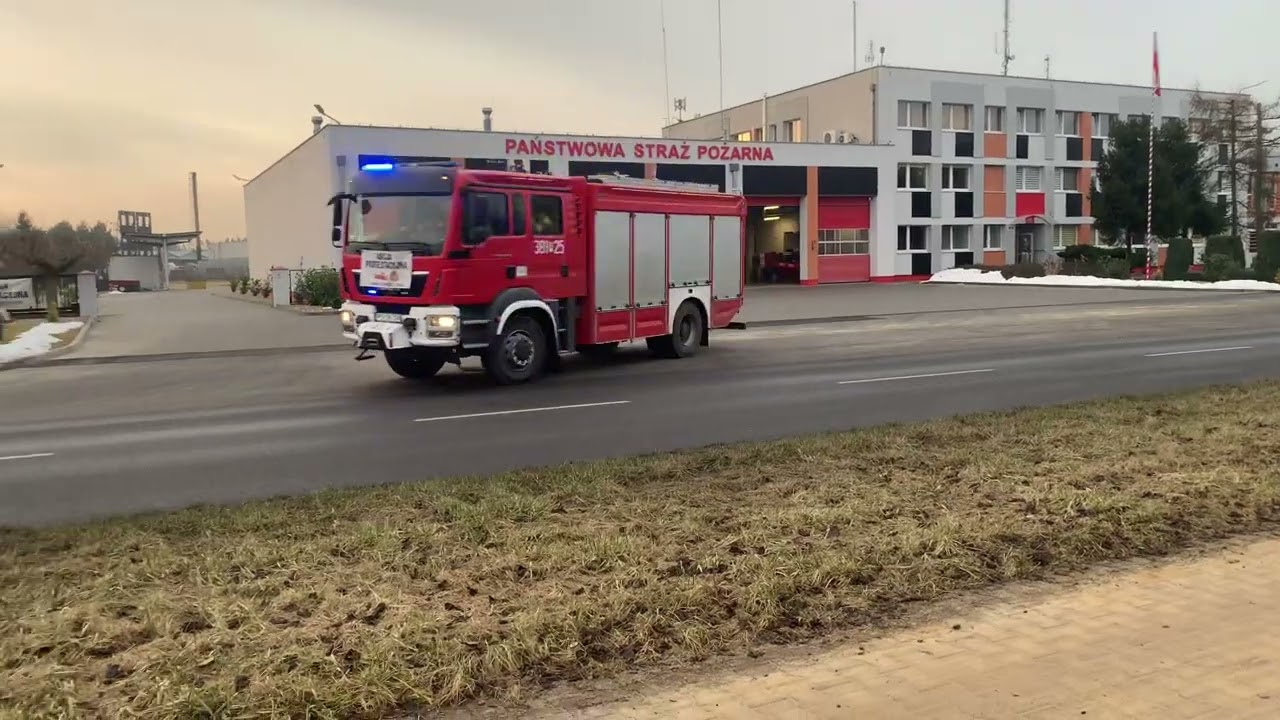 JRG Leszno Alarmowy wyjazd plutonu