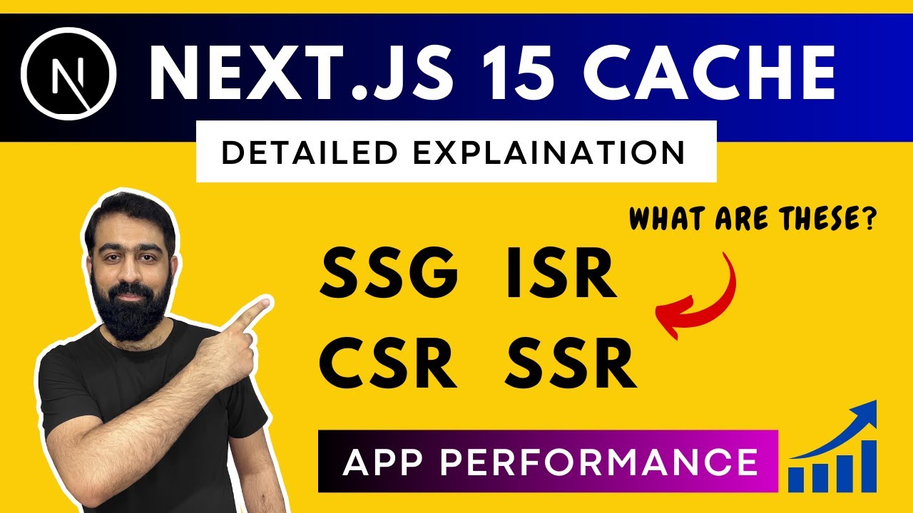 Next.js 15 Caching Explained with SSG | ISR | CSR | SSR