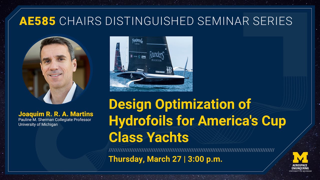 Design Optimization of Hydrofoils for America's Cup Class Yachts
