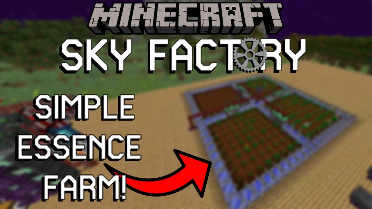 Лучшая ферма эссенций для Minecraft SkyFactory 4!