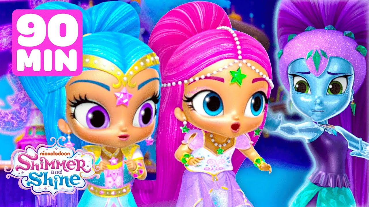 Shimmer & Shine's Super Big Challenges & Adventures! ✨ #2 w/ Zeta | 90 Minutes | Shimmer and Shine