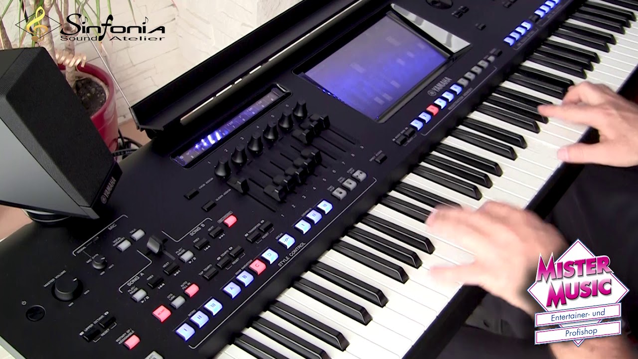 YAMAHA Genos Demo Hammond Drawbars