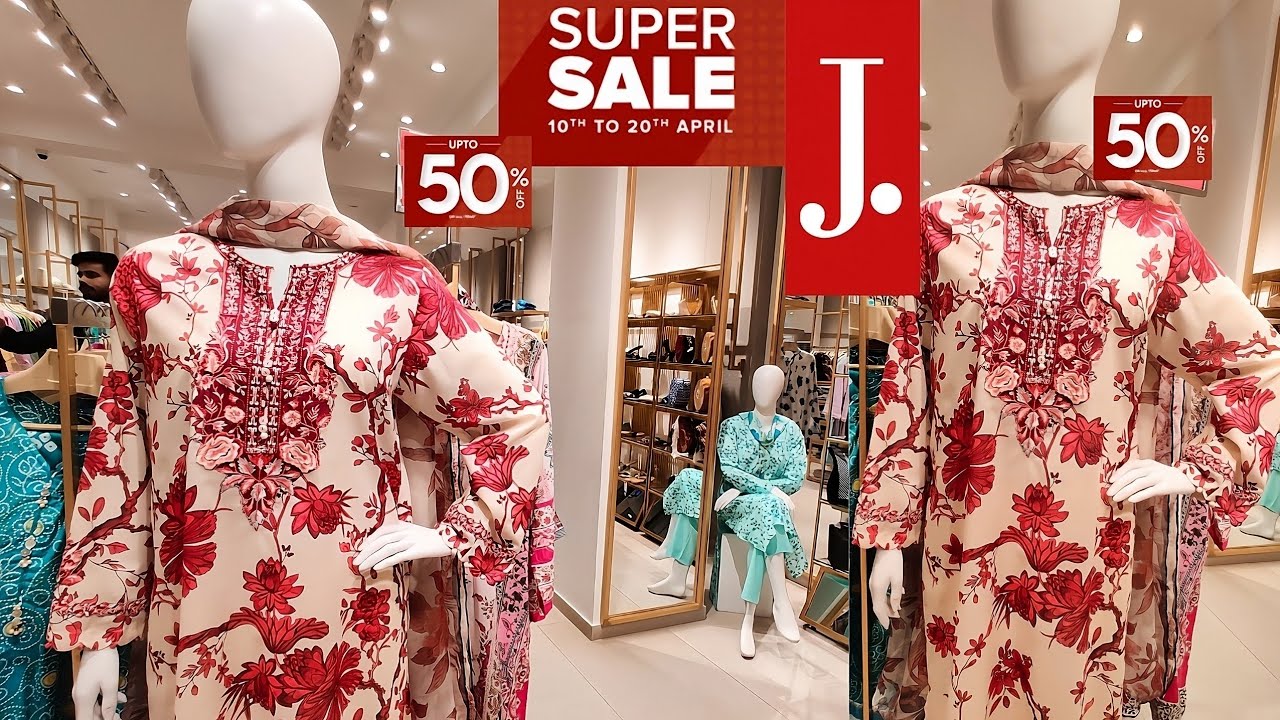J. Junaid Jamshed Super  Sale Flat 50% Off 2025 ❤️ | J. Junaid Jamshed Super Summer Sale | J. Sale