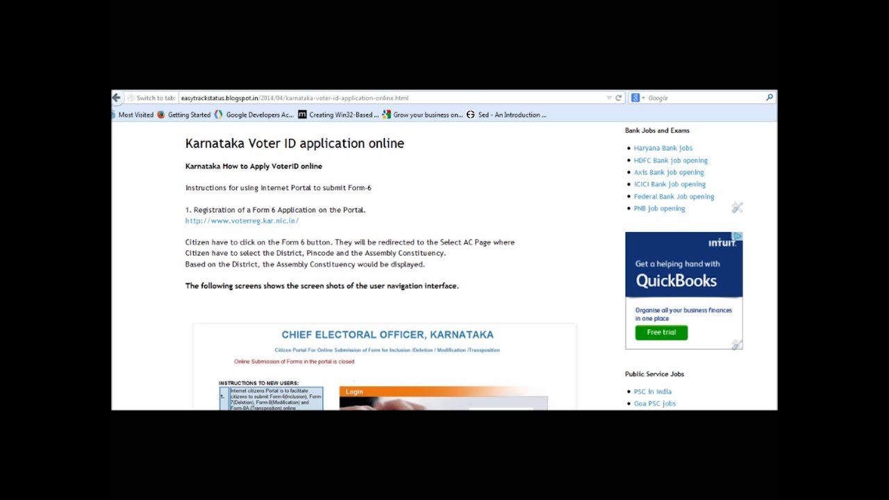 Goa voter list and Voter Registration