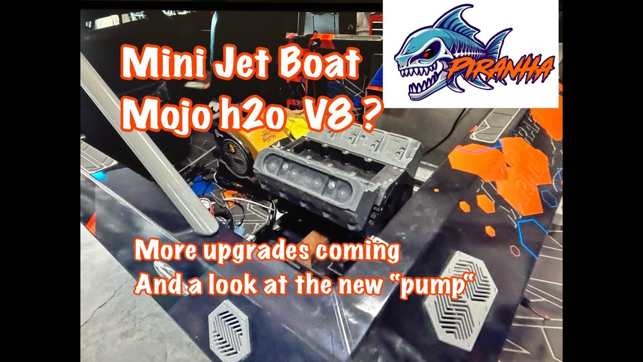Mini jet boat gets a V8 ?