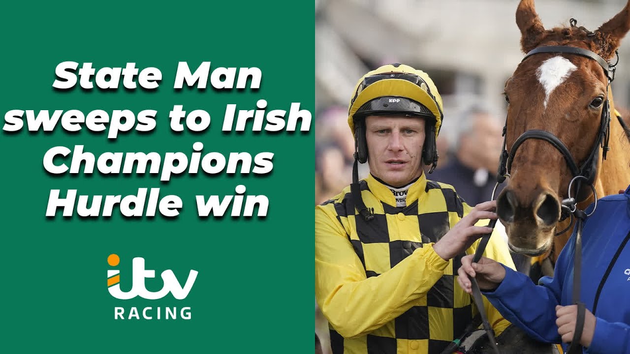 FULL RACE: State Man wins the Chanelle Pharma Irish Champion Hurdle