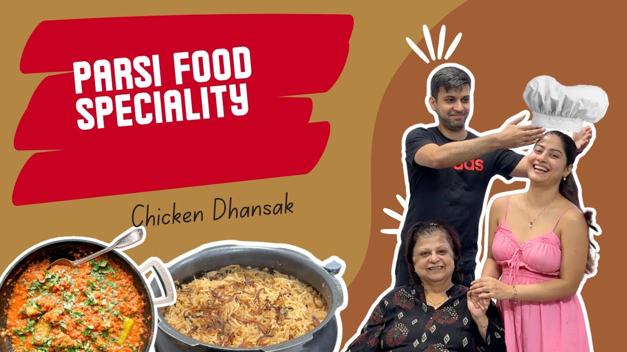MOM MADE CHICKEN DHANSAK, A PARSI DISH | MOTHER IN LAW | EXCLUSIVE | KRISHNA MUKHERJEE | FOOD VLOG