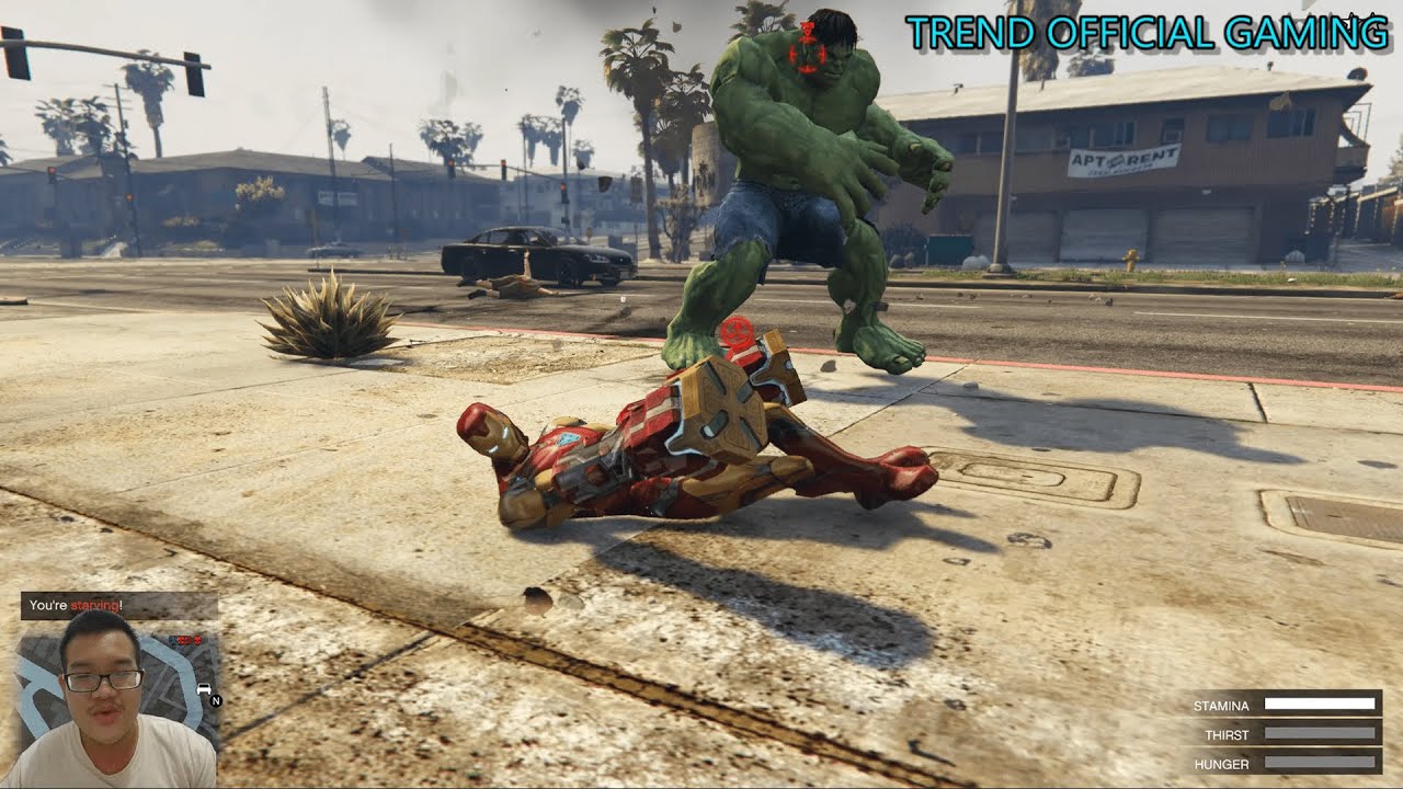 Iron Man Vs Hulk Mod Gta V