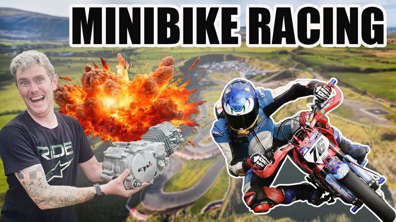 Racing Minibikes ! | Round 5 of the Fab Racing Championship at Rowrah Kart Circuit | #pitbike