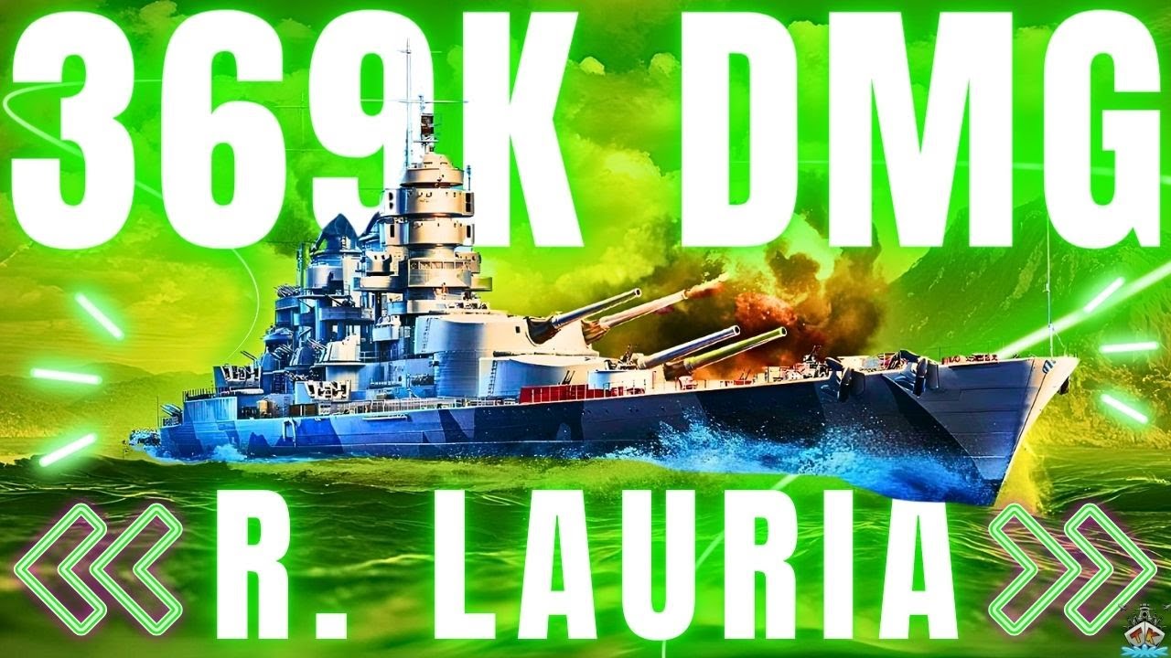 🚨 R. Lauria vernichtet mit S.A.P : 369K Damage! 🔥 | 300K Club | World of Warships 🚢