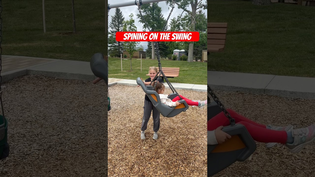 Spinning on the swing #spinning #play #weekend #playground #sofiiaivanova