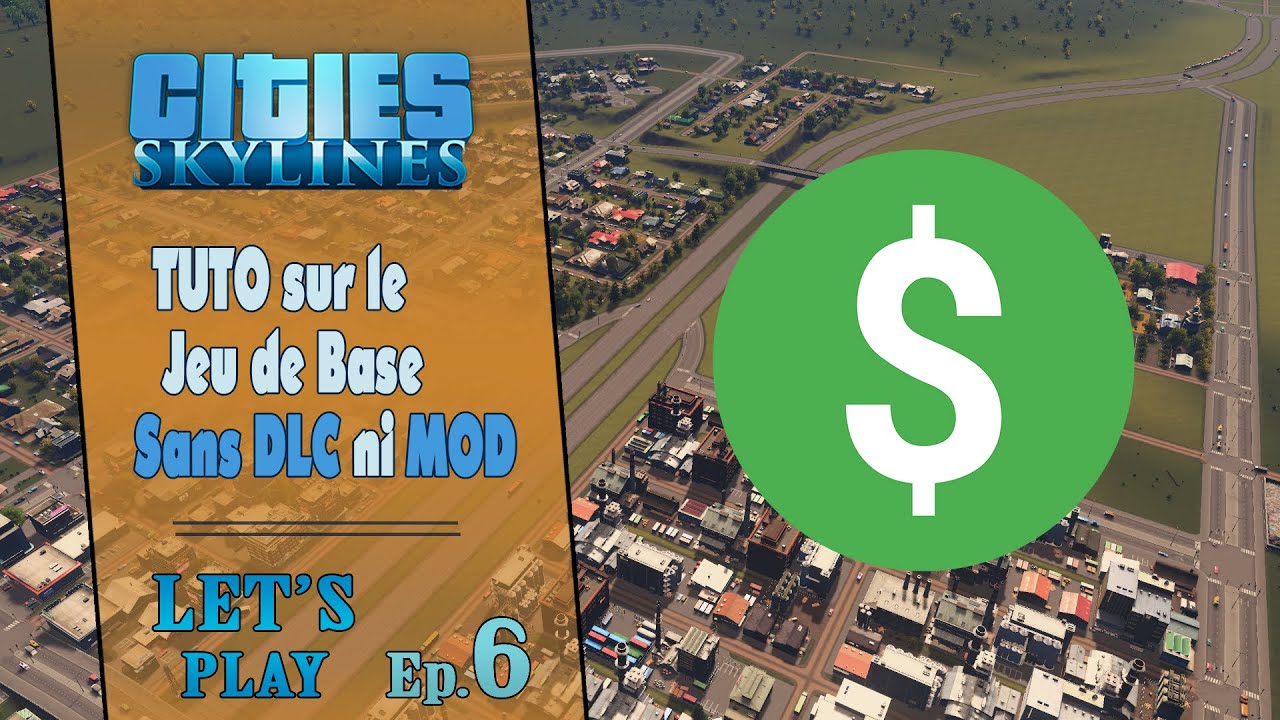 CITIES SKYLINES : On commence à gagner suffisamment d'argent, à être bien 😊 | Sans DLC ni MOD