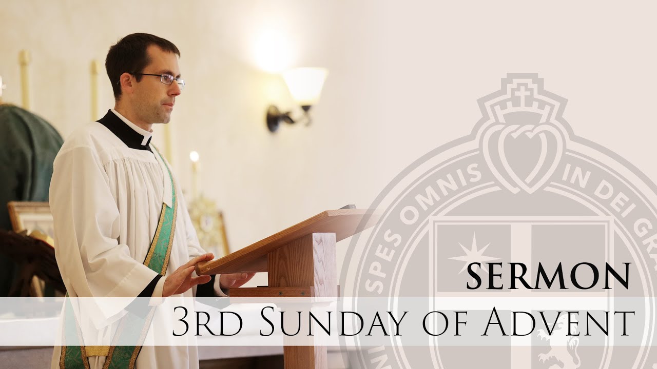 Sermon - A Second Chance  - Rev. Mr. Budds  - 12/11/22 - St Thomas Aquinas