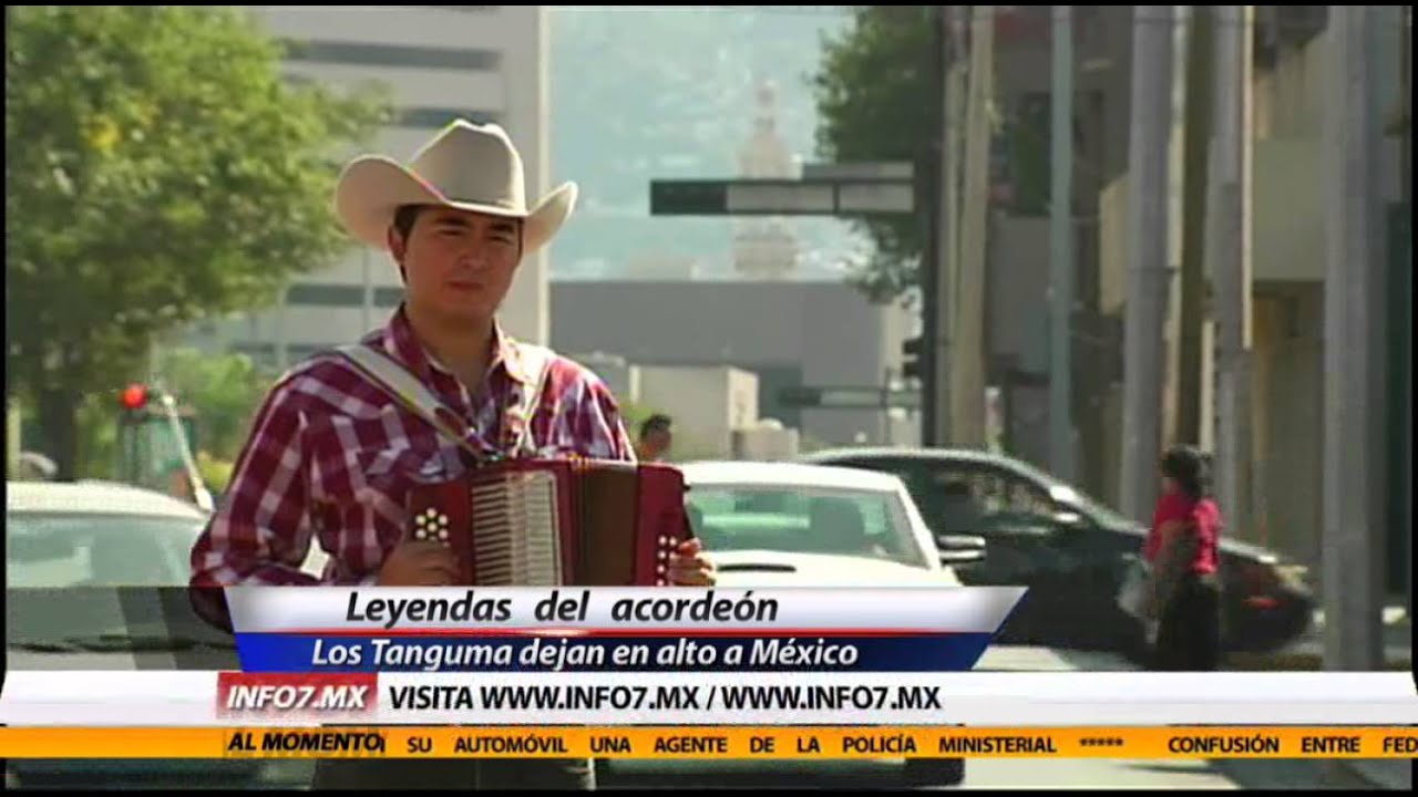 Leyendas del acordeón ponen en alto a México