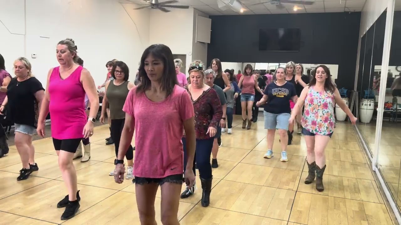 Heart & Soul Line Dance Workshop Ladies Rockin' Dream Work!