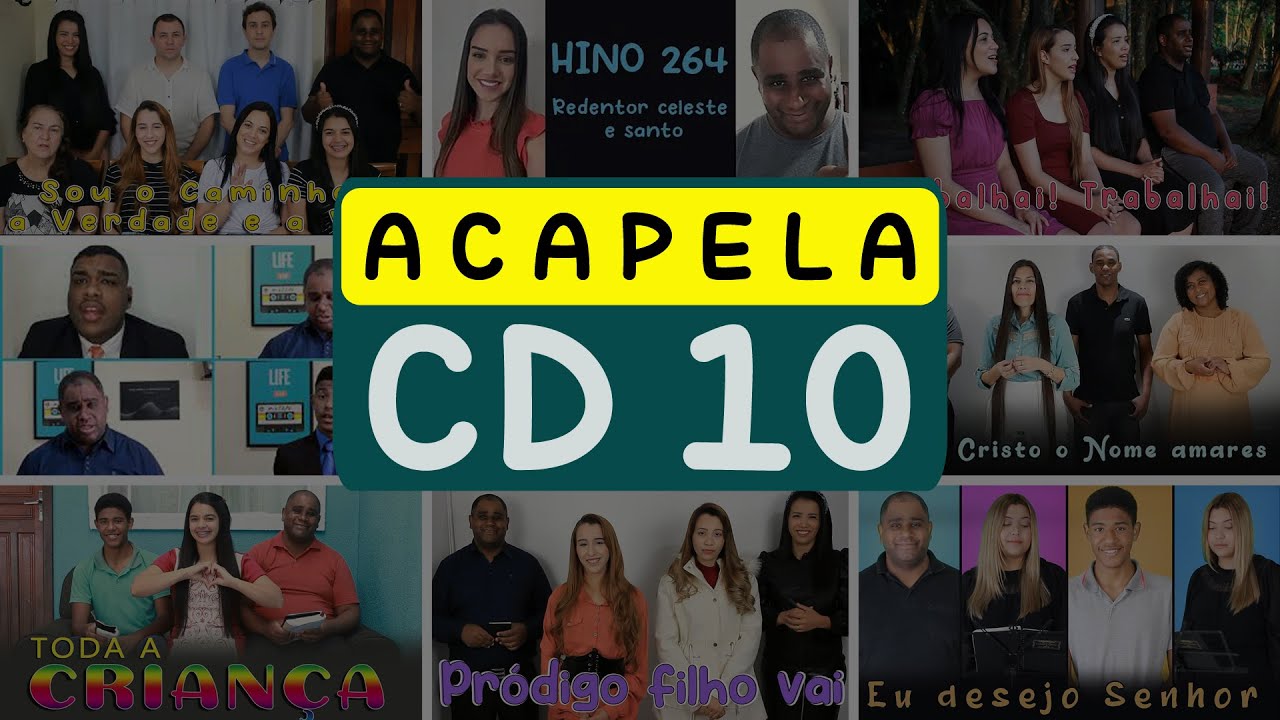 HINOS ACAPELA Nº 10 -  30 - 31 - 38 - 39 - 55 - 145 - 151 - 160 - 176 - 177- 179 - 264 - 293 - 468