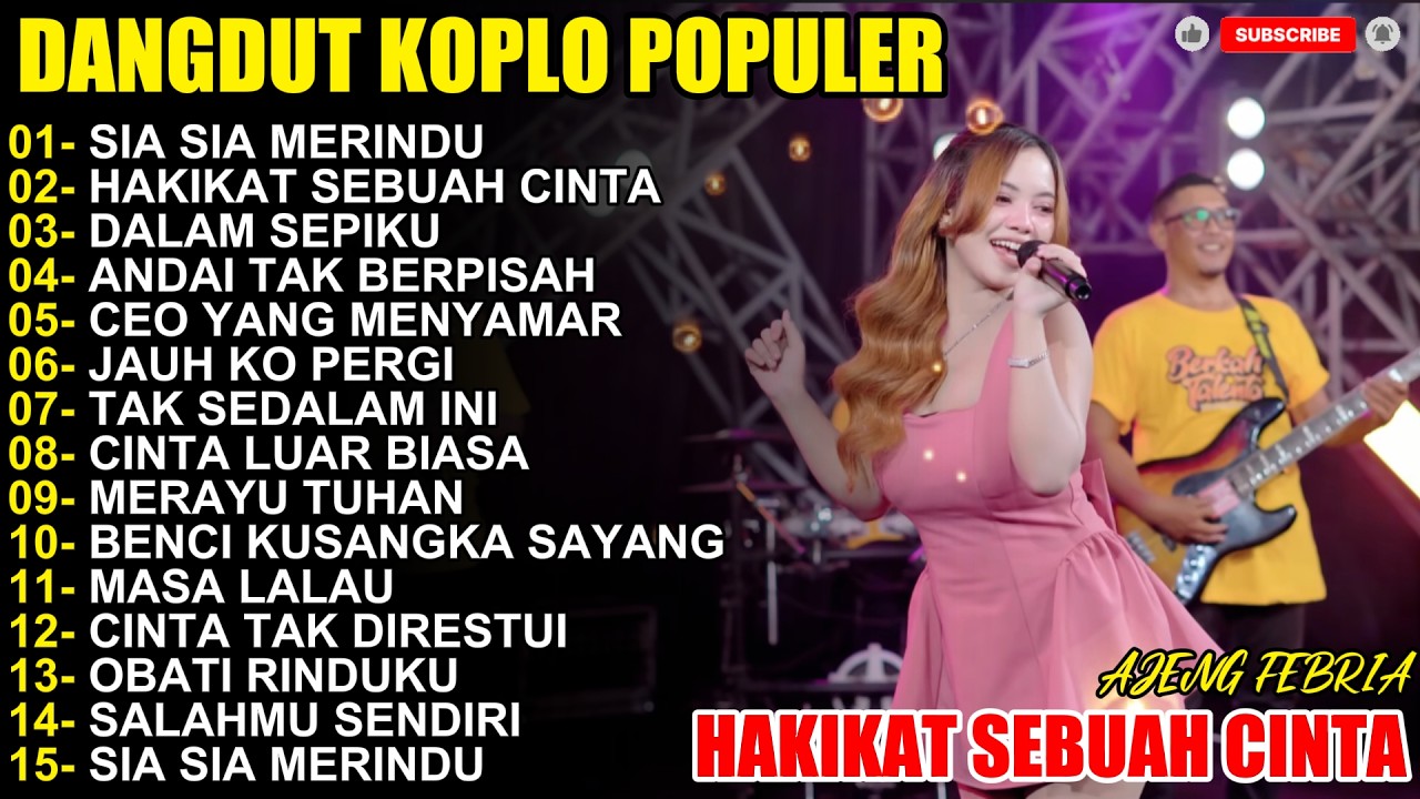 SIA SIA MERINDU - CINTA DARI SEBERANG - AJENG FEBRIA - DANGDUT JAWA FULL ALBUM TERBARU VIRAL 2026