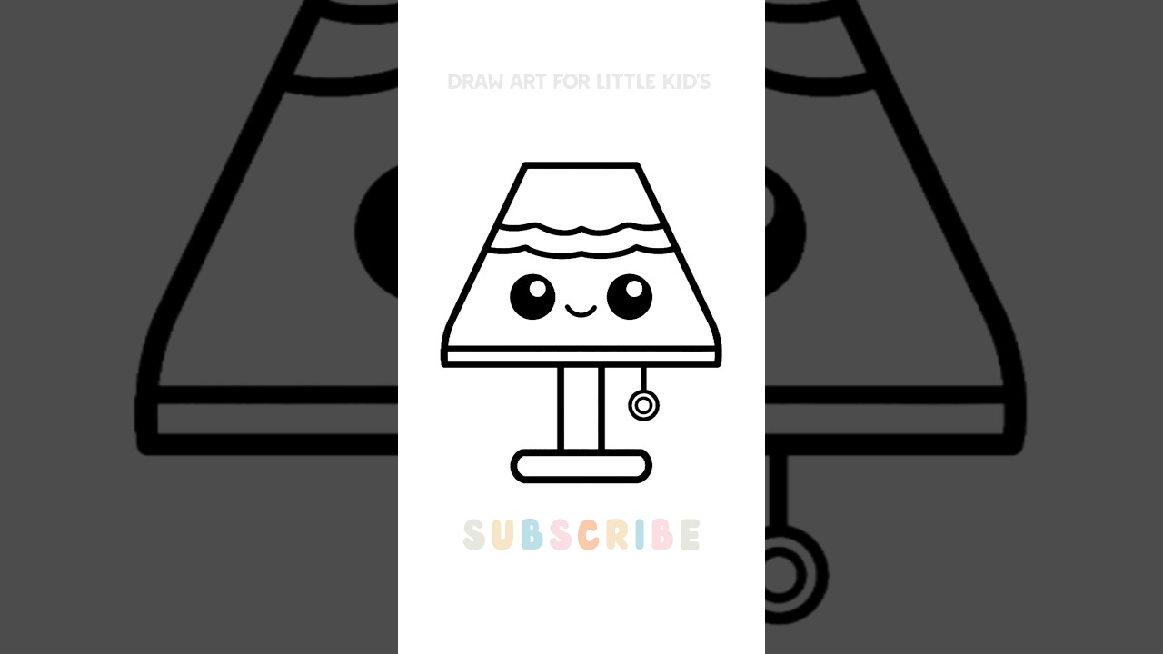 Table lamp Drawing #shorts