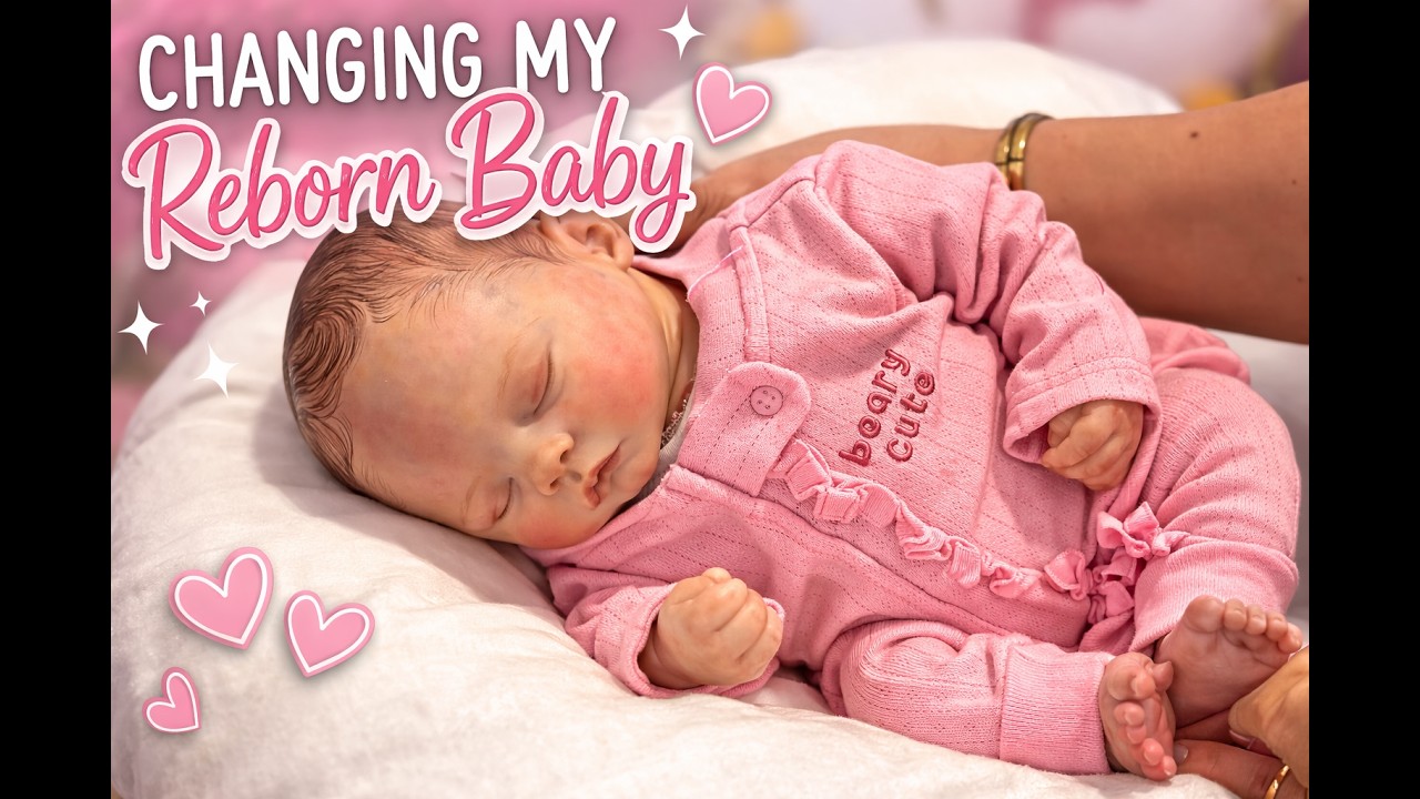 Changing My Reborn Baby Doll 💗 Gentle Care Routine