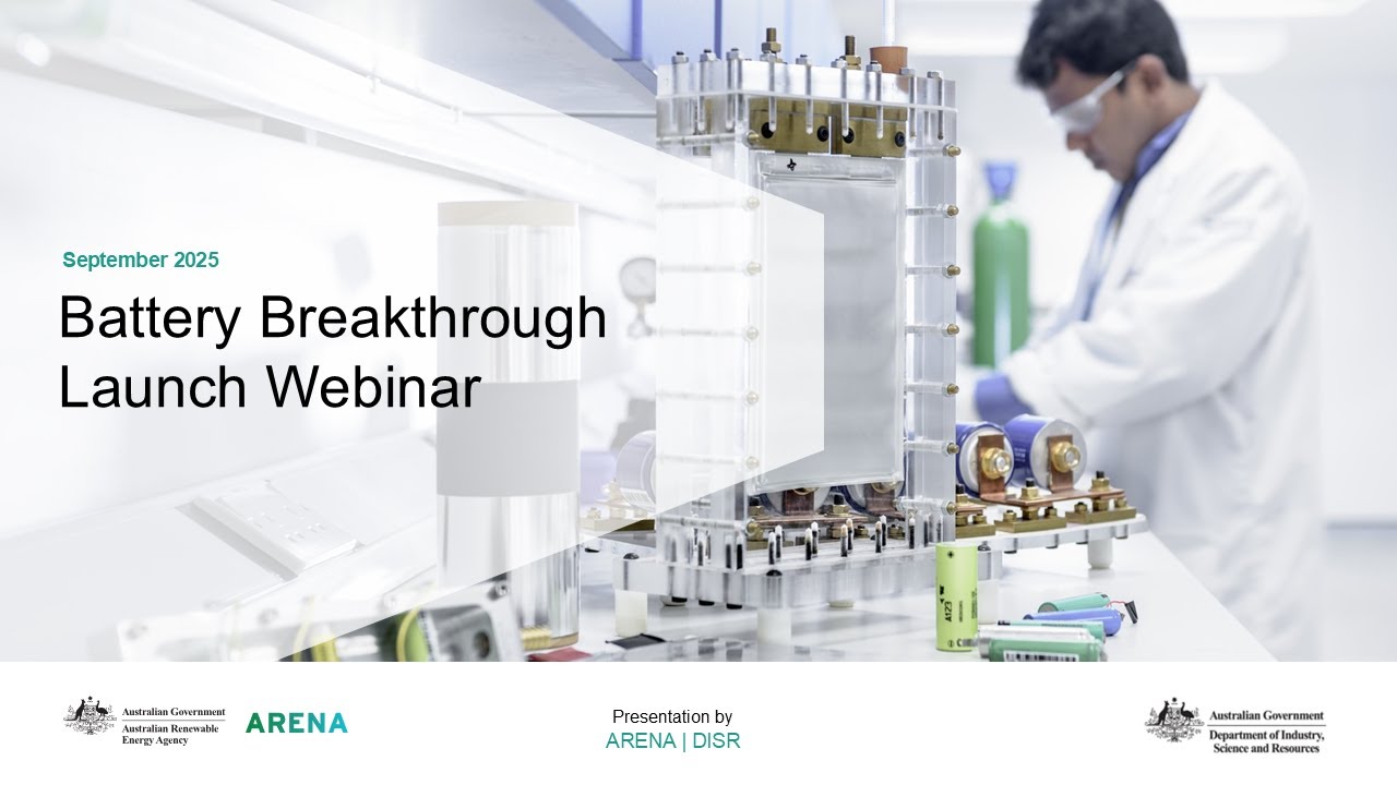 Battery Breakthrough Initiative: Program Launch Webinar