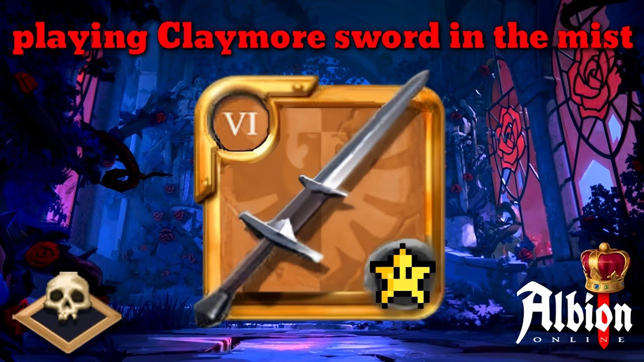 Playing Claymore Sword in the mist ||Albion Online|| abbey dungeon is profitable