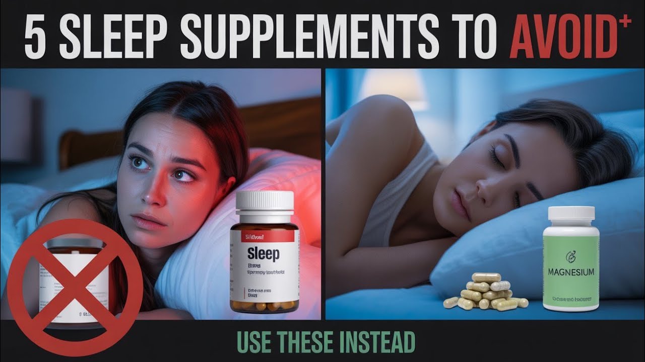 5 Sleep Supplements That Hurt Your Sleep  5  Work Better।Best supplements for seniors over50