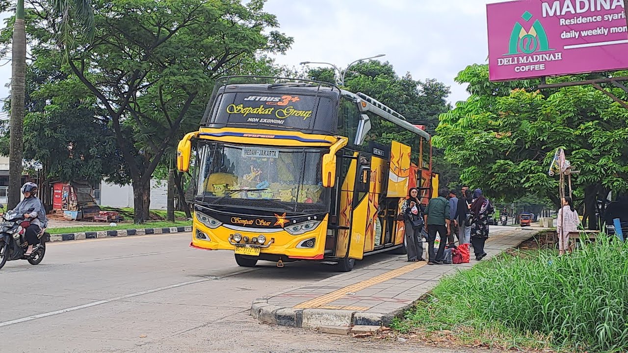 MENGHILANG BUS SEMPATI STAR DI PALEMBANG  .. KEMANA ?? FULL PENUMPANG DARI JAKARTA 