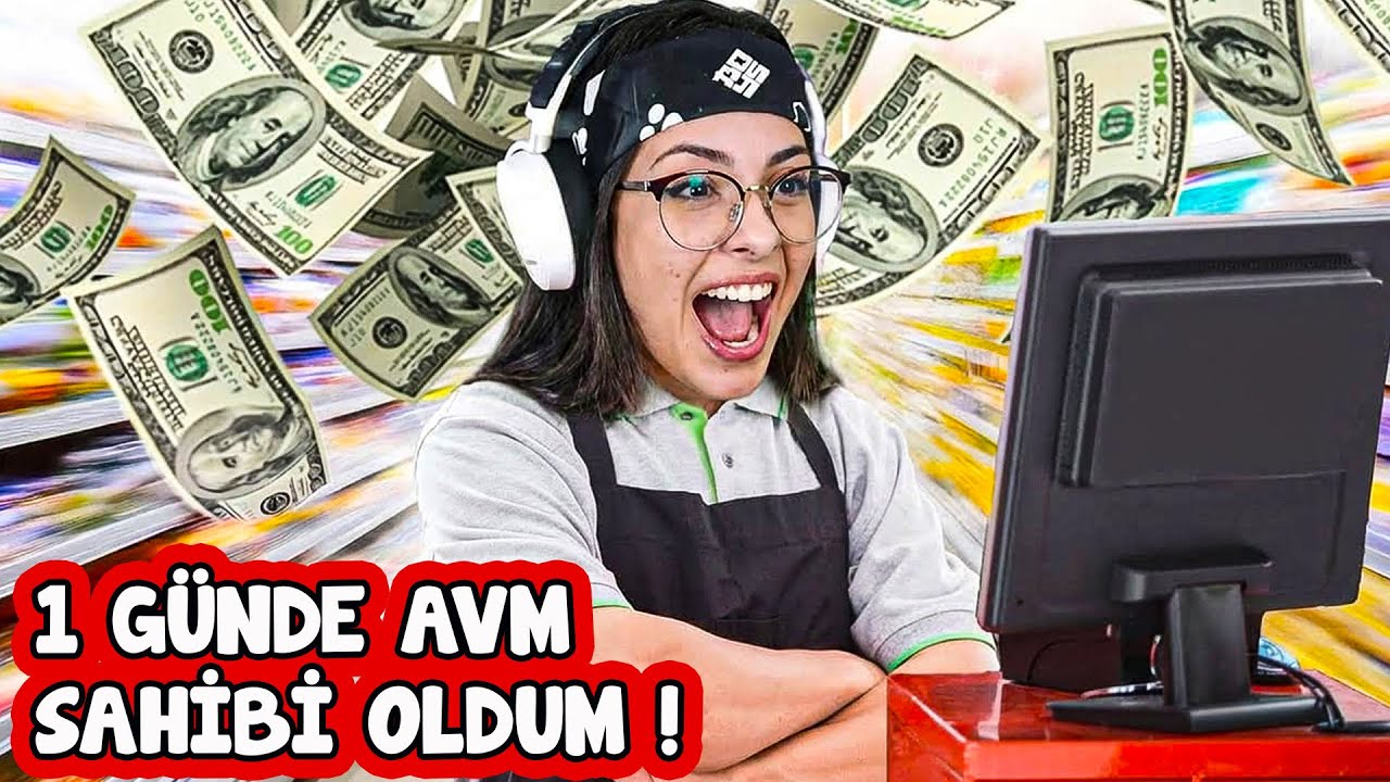 BİR GÜNDE DEV AVM KURDUM | PARA AKIYOR! | MALL SIMULATOR
