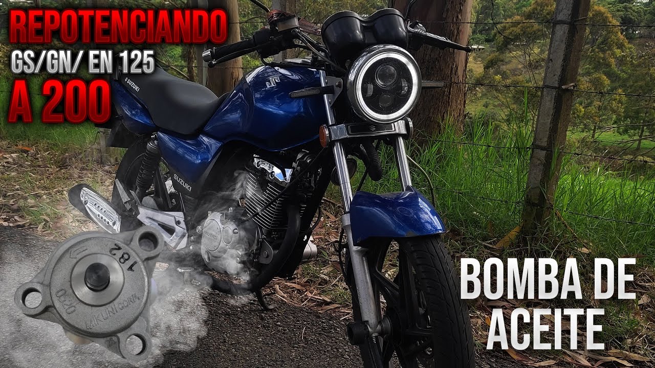 Repotenciando Suzuki GS/GN/EN 125 a 200 / BOMBA DE ACEITE