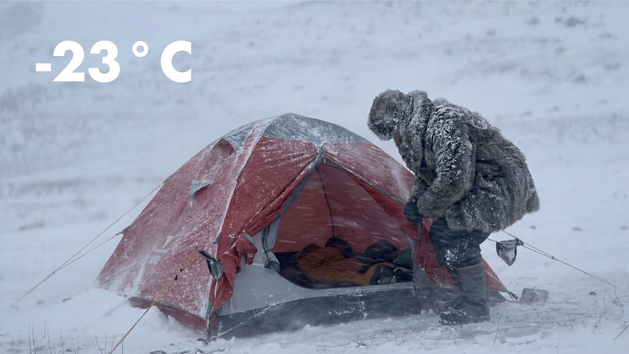 Can I Survive Camping Alone in a Deadly -23&deg;C Blizzard? | Extreme Winter Camping