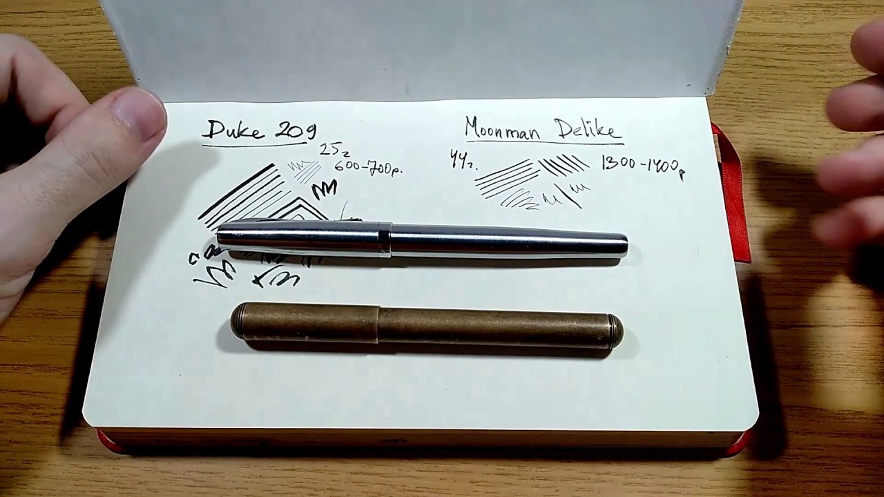 Fountain pens: Duke 209 (bend nib) & Delike (Dlike)