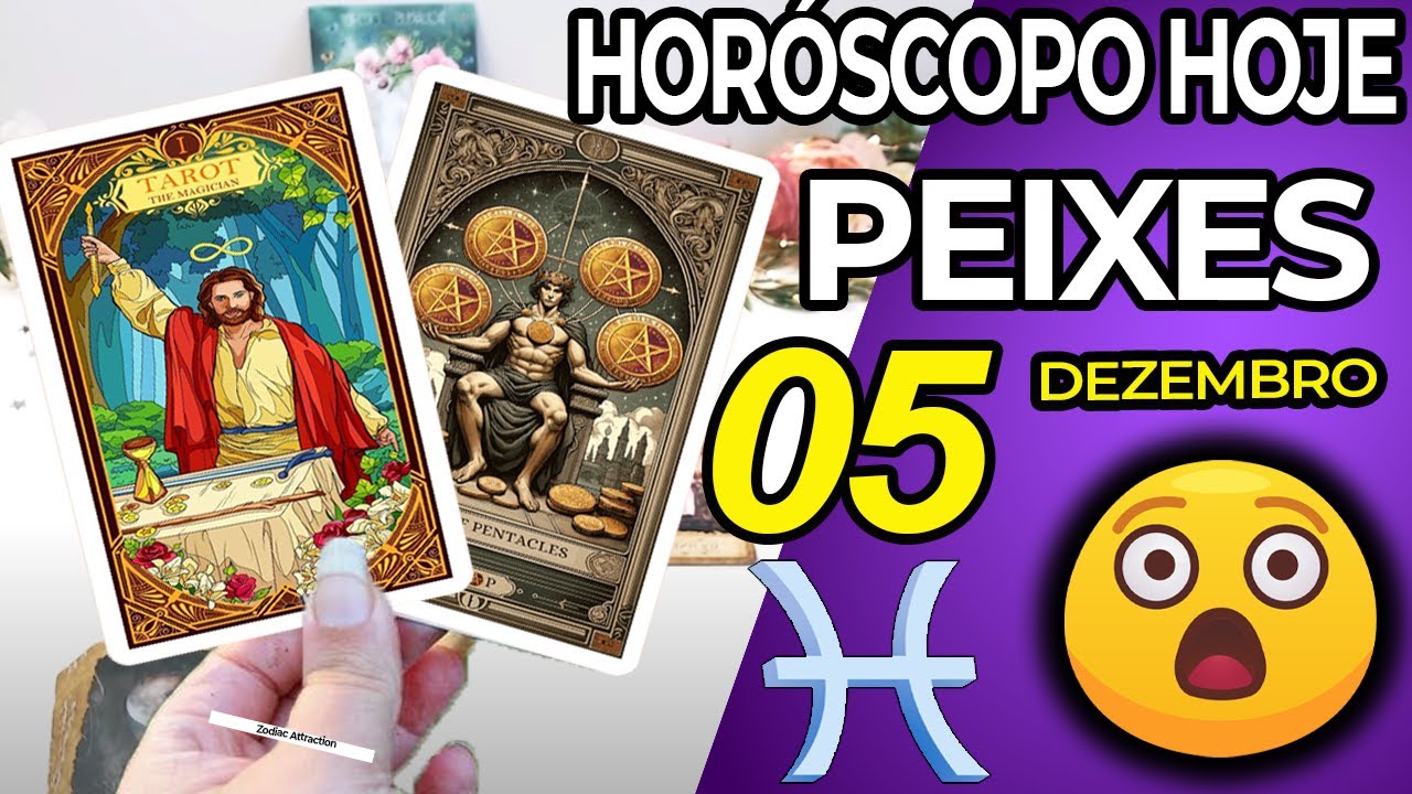 😲VOC&Ecirc; N&Atilde;O VAI ACREDITAR😲 Peixes ♓ 5 Dezembro 2025 | Horoscopo do dia de hoje ♓ Tarot Peixes
