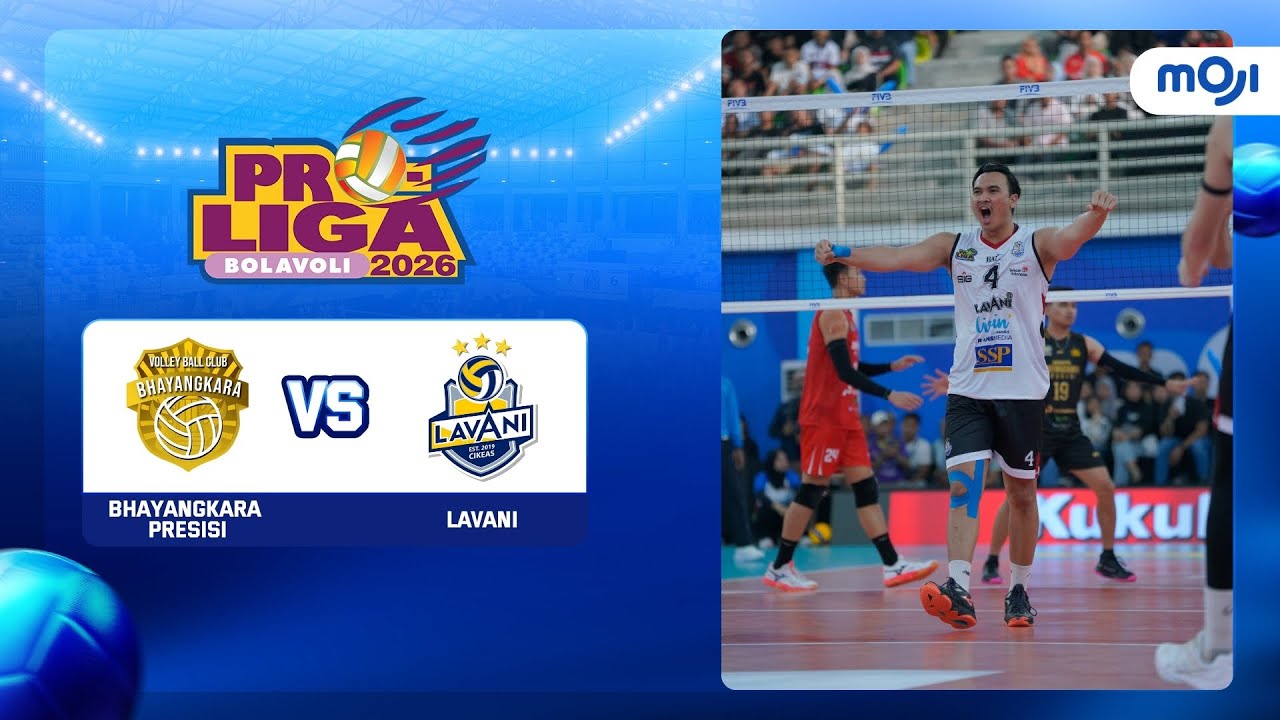 Bhayangkara Presisi 1-3 Lavani | Highlight Proliga Putra 2026 | Moji