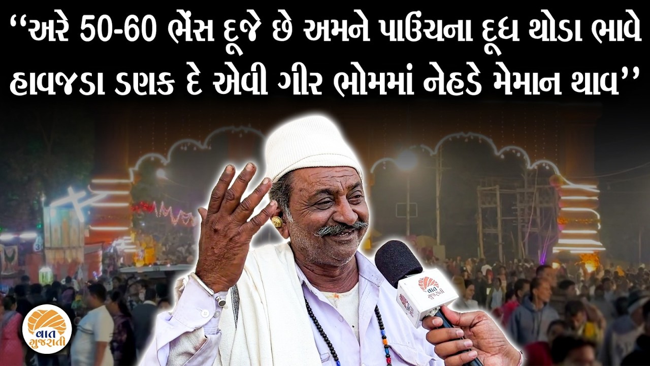 ગીરના નેહડામાં હાવજ વચ્ચે જીવતા દાદાની ગરવા ગિરનાર સમી વાતો | Gir | Junagadh
